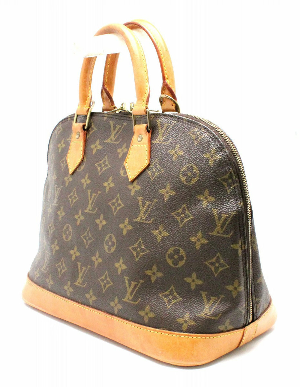Louis Vuitton Alma Handbag s Monogram Brown